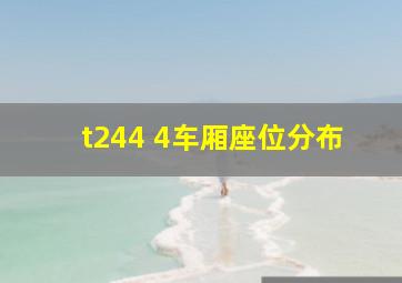 t244 4车厢座位分布